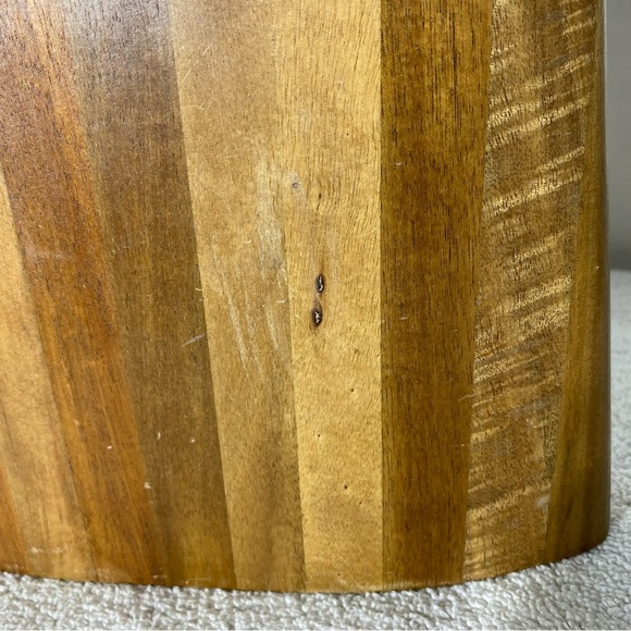 Vintage Two Tone Wood Knife Block - Picture 11 of 16